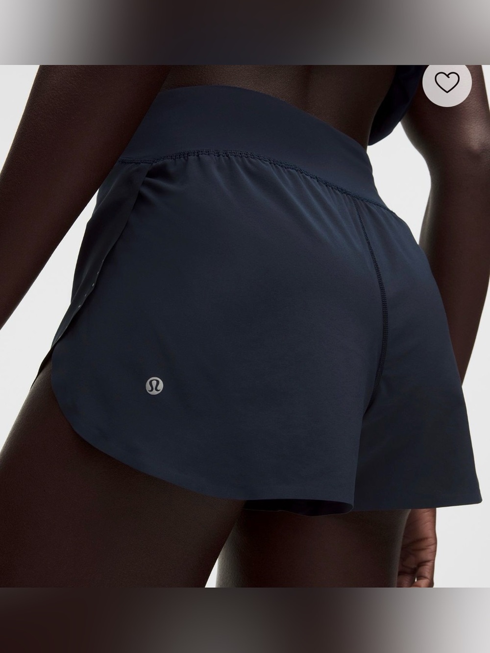 *NWT* Lululemon Athletica Navy Fast and Free Highrise short 3inches